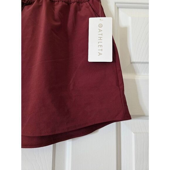 Athleta Down High Rise 15" Skirt. WINE US S NWT - Picture 4 of 8